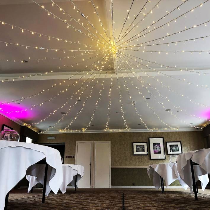 showequip wedding and event hire indoor fairy lights